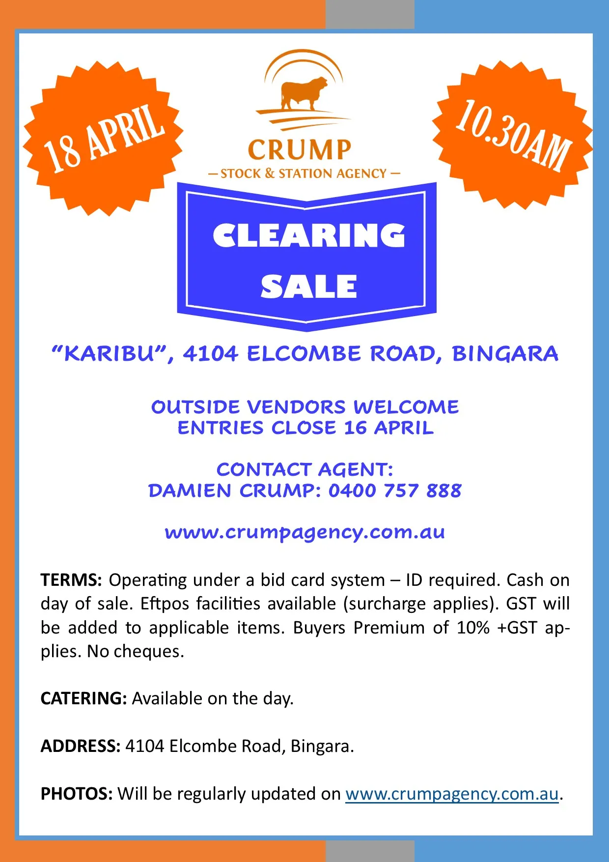 "Karibu" Clearing Sale